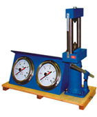 Weak rock resistance testing machine (slice durability testing machine). Determination of weak rock resistance to disintegration according to ASTM D4644 specification